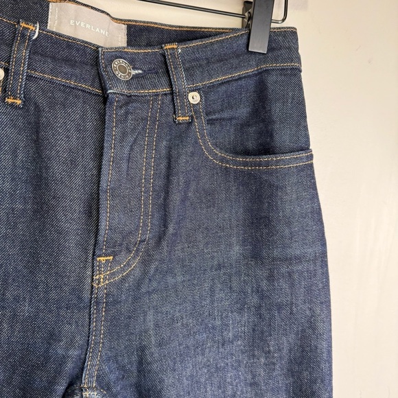Everlane Ankle Mid Rise Skinny Jeans Dark Indigo Wash Size 26 - Picture 5 of 12